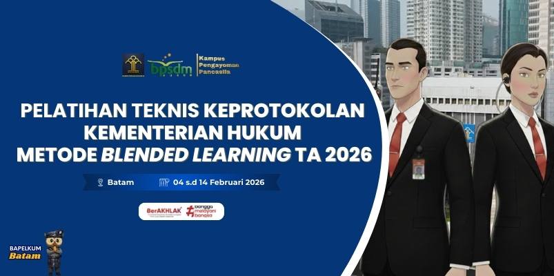 Pelatihan Teknis Keprotokolan Kementerian Hukum